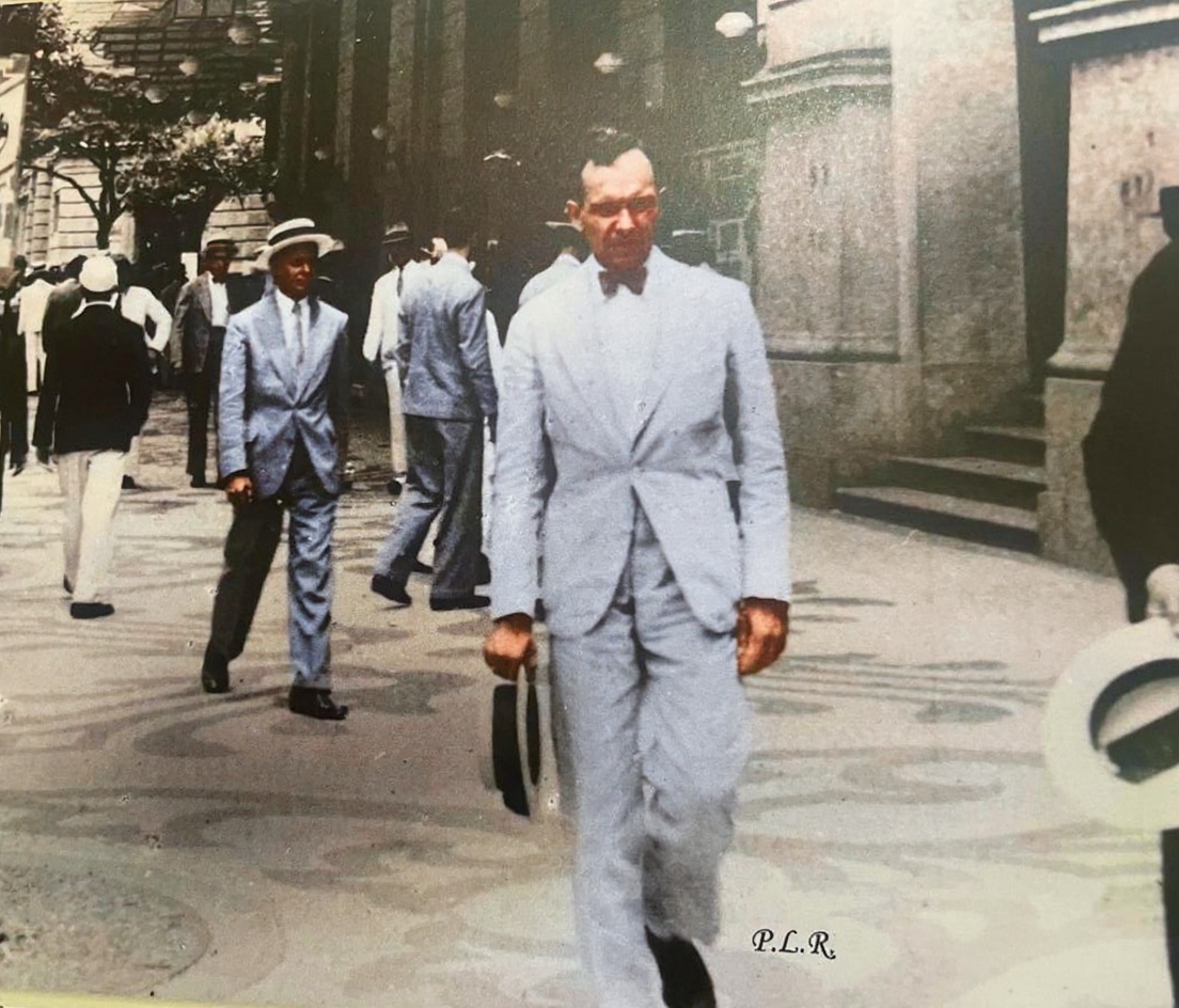 Pedro Lorenzo Raggio no centro do Rio de Janeiro